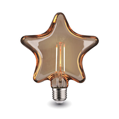 Orbus Yıldız Filament Led Ampul Amber E27 360lm | Decoverse