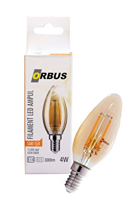 Orbus Orb-ba3 Amber 4w Amber E14 300lm | Decoverse