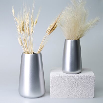  Simple Büyük Vazo Gümüş | Decoverse