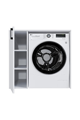  Teta Home Çamaşır Makinesi Dolabı Trend Beyaz Beyaz | Decoverse