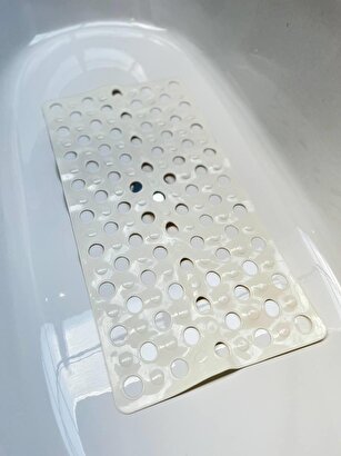 Aden Vantuzlu Banyo & Duş Kaydırmaz 35x70 Cm Ekru | Decoverse