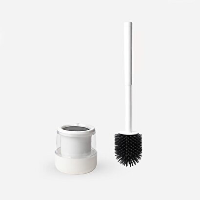 Vinoks Premium Serisi Silikon Tuvalet Fırçası Beyaz | Decoverse