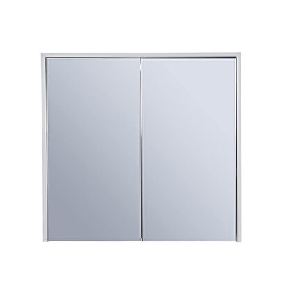  Dicle Aynalı Üst Dolap Beyaz 65 Cm | Decoverse