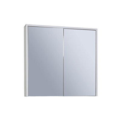 Dicle Aynalı Üst Dolap Beyaz 65 Cm | Decoverse