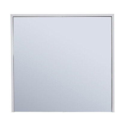 Dicle Aynalı Üst Dolap Beyaz 55 Cm | Decoverse