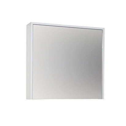 Aras Aynalı Üst Dolap Beyaz 55 Cm | Decoverse