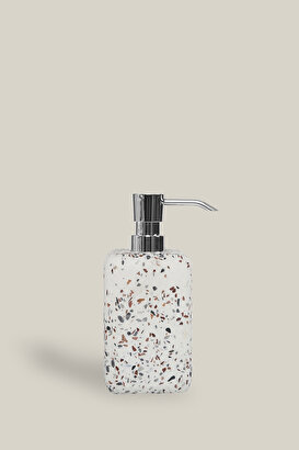 İrya Mozaik 4 Parça Banyo Seti Beyaz | Decoverse
