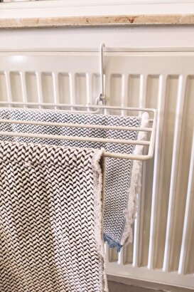 Digithome Petek Üstü Çamaşır Kurutmalık Balkon Kurutmalık Askısı Beyaz - MRZ-02 | Decoverse