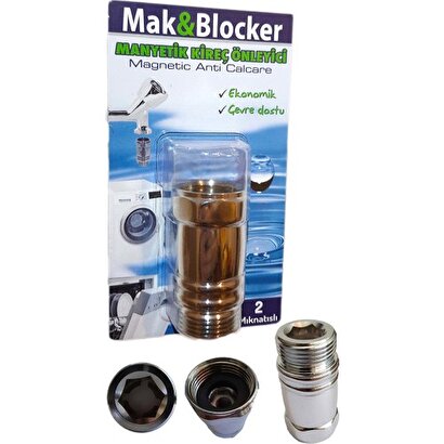 Mak & Blocker Çamaşır ve Bulaşık Makinesi Manyetik Kireç Önleyici 2 Mıknatıslı | Decoverse