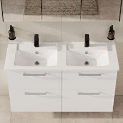  VitrA Root A4273236 Square Lavabo Bataryası, Mat Siyah | Decoverse