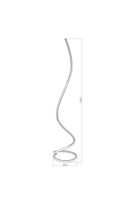  Led Lambader Snaky 130cm | Decoverse