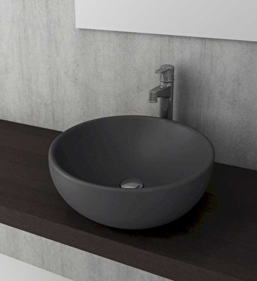 Venezia 1119-020-0125 Çanak Lavabo Mat Antrasit 45 Cm | Decoverse