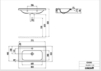 Id080 İdeal Etajerli Ve Dolap Uyumlu Lavabo Beyaz | Decoverse