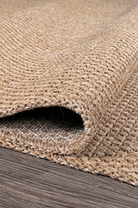 Rusticana 3101 Naturel Jüt Halı Modern Örme Kilim | Decoverse