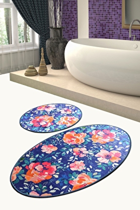 FLOWERS Dijital 2 LI SET Banyo Paspas Seti | Decoverse