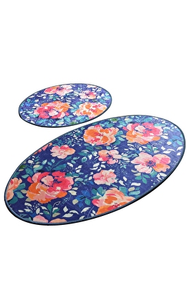 FLOWERS Dijital 2 LI SET Banyo Paspas Seti | Decoverse