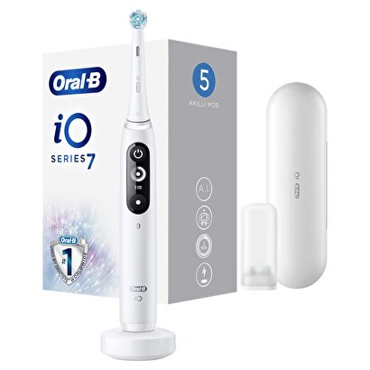 Oral-B iO 7 Şarjlı Diş Fırçası - Beyaz | Decoverse