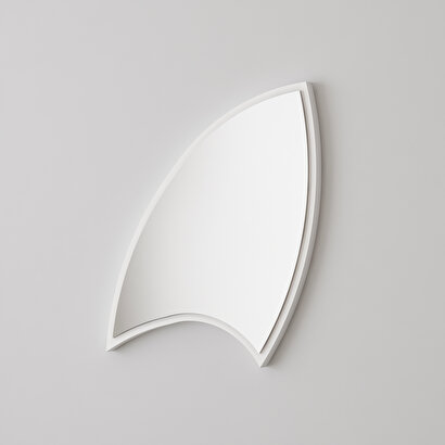  Arnetti Damla Large Beyaz Modern Dekoratif 8 Parça Ayna | Decoverse