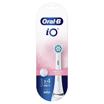 Oral-B iO Gentle Care Beyaz Diş Fırçası Yedek Başlığı 4 Adet | Decoverse