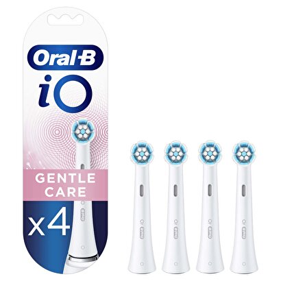 Oral-B iO Gentle Care Beyaz Diş Fırçası Yedek Başlığı 4 Adet | Decoverse