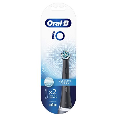 Oral-B iO Ultimate Clean Siyah Diş Fırçası Yedek Başlığı 2 Adet | Decoverse