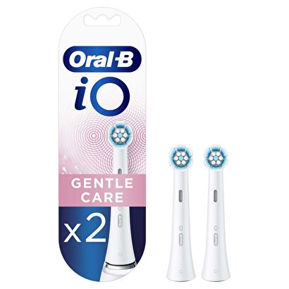 Oral-B iO Gentle Care Beyaz Diş Fırçası Yedek Başlığı 2 Adet | Decoverse