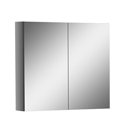 VitrA Arkitekt 66136 Dolaplı Ayna, 80 cm, Krom | Decoverse