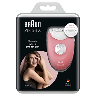Braun Silk-épil 3 3430 Smartlight, 2 Hız Ayarı, Kablolu Epilatör | Decoverse