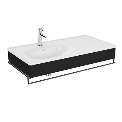 VitrA Equal 64088 Lavabo Ünitesi, 100 cm, Havluluklu, Beyaz | Decoverse