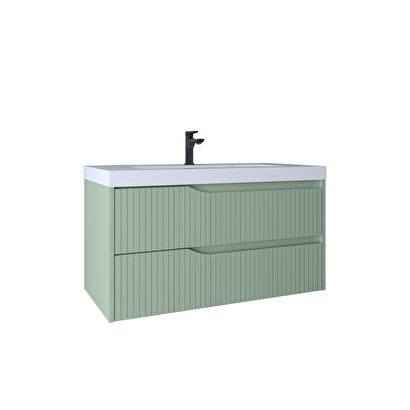 Kobos Infinity 80 cm Lavabo Dolabı Green KB100038 | Decoverse