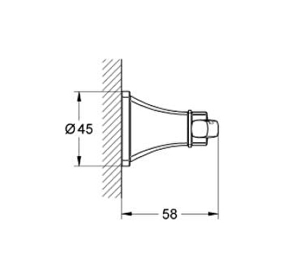 Grohe Grande Askılık - 40930000 | Decoverse