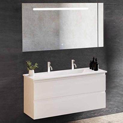  Badella Maya Banyo Dolap Takımı MAYA 55120 V31 120cm Beyaz | Decoverse