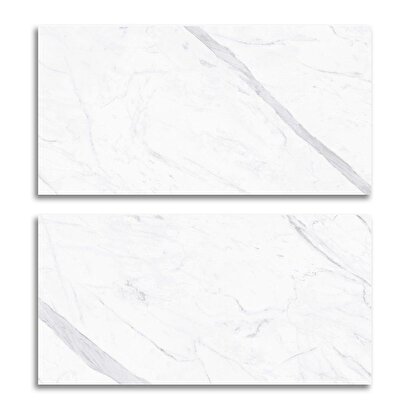 QUA Calacatta Beyaz Parlak Granit 60x120 | Decoverse