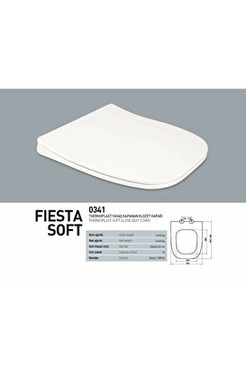 Fiesta Thermoplast Yavaş Klozet Kapağı 0412 | Decoverse