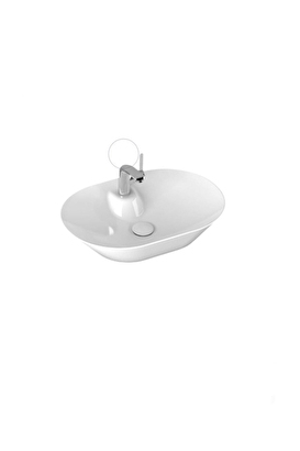 Sistema Y Soft Tezgah Üzeri Lavabo 60 Cm Beyaz Extra Dekorsuz Delikli 10sy51060 | Decoverse