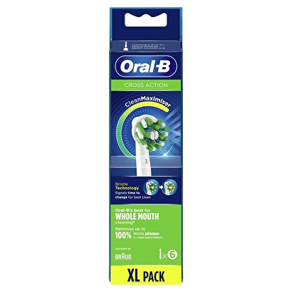 Oral-B Cross Action Clean Maximizer 6’lı Diş Fırçası Yedek Başlığı EB50 | Decoverse