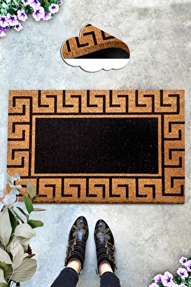 Lielupe Siyah Coco 40x60 cm Kapı Önü Paspası | Decoverse