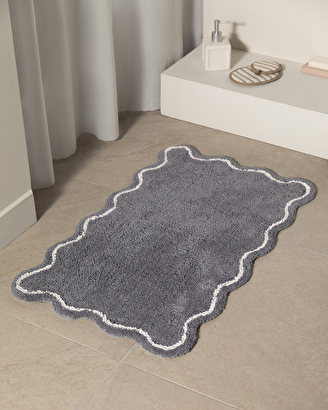 Yvoire Banyo Paspas - Gri - 50x80 cm | Decoverse