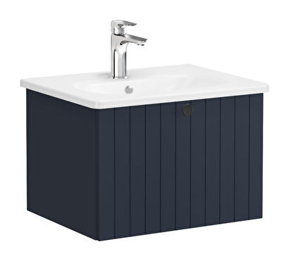  Root Groove Lavabo Dolabı, Tek Çekmeceli, 60 cm | Decoverse