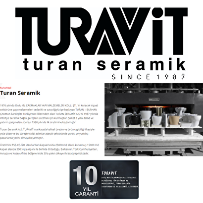  Turavit 1503 Çocuk Kanallı Alttan Çıkışlı Klozet, Nkp Yavaş Kapak | Decoverse