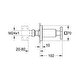  Grohe Allure Ankastre Stop Valf - 19334000