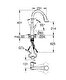  Grohe Zedra Eviye Bataryası Spiralli 2 Fonksiyonlu Krom - 32294002