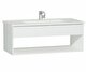  Vitra D-light 110cm Otel Unit Banyo Lavabo Dolabı - Mat Beyaz Dolap (lavabo Dahil) -58148