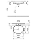  Vitra Metropole 5942b003-1082 Tezgahaltı Oval Lavabo, 60cm, Beyaz