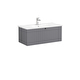  Vitra Root Groove Çekmeceli Lavabo Dolabı 100 Cm Mat Gri 69396