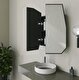  Neostill - Quartz Aynalı Banyo Dolabı / Siyah 60cm
