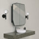 Neostill - Quartz Aynalı Banyo Dolabı / Siyah 60cm