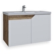  Teta Home Napoli 80 Cm Mdf Banyo Lavabolu Alt Dolap Beyaz - Meşe