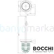  Bocchi Padova Tuvalet Fırçalık Krom 3017 0011