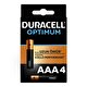  Duracell Optimum Alkalin Pil Aaa 4'' Lü Paket